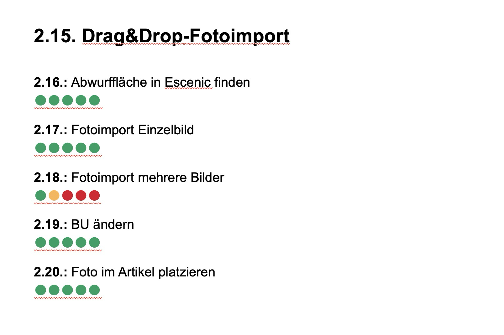 Screenshot Ergebnis Fotoimport